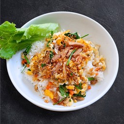 ข้าวแห้งเนื้อปู - Dried Rice Porridge with Crab