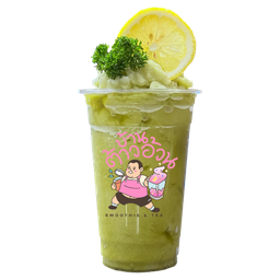 ชาเขียวใส มะนาว (ปั่น)