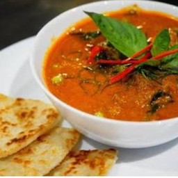 โรตี 1 แผ่น +แพนงเนื้อ