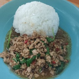 ข้าวกระเพราหมูสับ