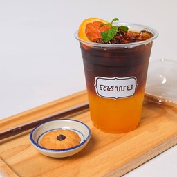 อเมริกาโน่ น้ำส้ม เย็น