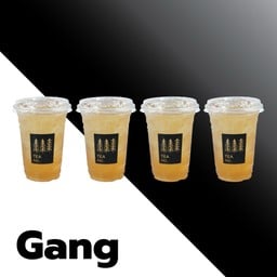 ยกแก๊งค์ ชามะนาว Lemon tea 4 แก้ว