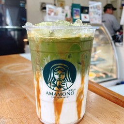 Macha latte caramel  มัทฉะลาเต้คาราเมล