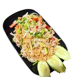 ยำมาม่าหมูสับ