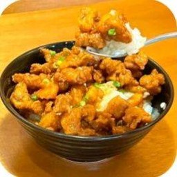 ข้าวหน้าไก่ทอด