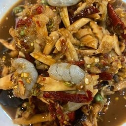 ตำกระท้อนกุ้งสด