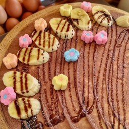 เนลทูร่ามาชเมโร่กล้วยหอมราดช็อกโกแลต