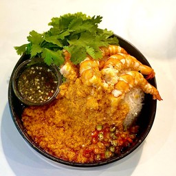 ข้าวกุ้งแกะ น้ำจิ้มซีฟู๊ดส์