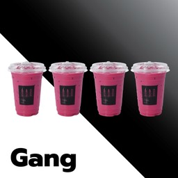 ยกแก๊งค์ ชากุหลาบ Rose tea 4 แก้ว