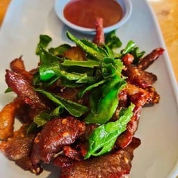 หมูแดดเดียวทอด