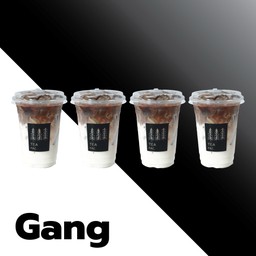 ยกแก๊งค์ ลาเต้ Ice latte 4 แก้ว