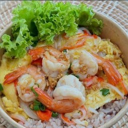 ข้าวไข่ข้นกุ้ง