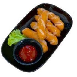 ใส้กรอกชีสทอด