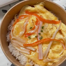 ข้าวไข่ข้นปูอัดไข่กุ้ง