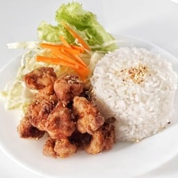 ข้าวหน้าไก่คาราเกะ