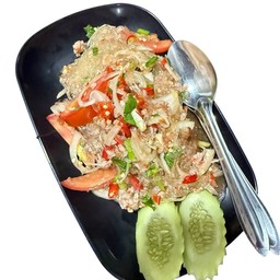 ยำวุ้นเส้นหมูสับ