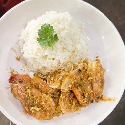 Garlic Fried Rice with Shrimp