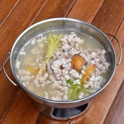 ต้มบ๊วยหมูสับ