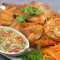 ปลาทับทิม ทอด น้ำปลา