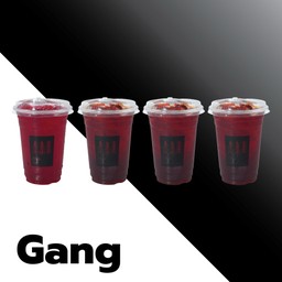 ยกแก๊งค์ ชาดำ Black tea 4 แก้ว