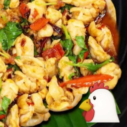 กะเพราไก่ขุนช้าง (กับข้าว)