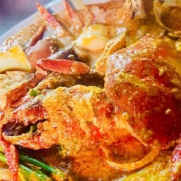 ปูผัดผงกะหรี่ (ตัวใหญ่)