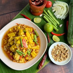 ตำข้าวโพด