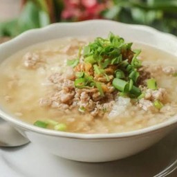 Boiled Rice With Minced Pork