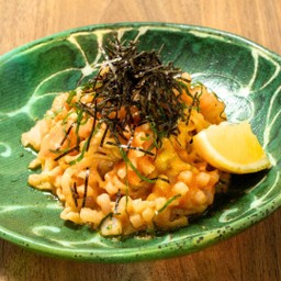 สปาเก็ตตี้ปลาหมึกครีมเมนไทโกะ