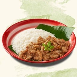 ข้าวไก่ทอดกระเทียม