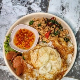 กะเพราไก่สับ