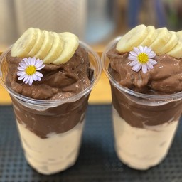 โกโก้กล้วยหอมนมสดปั่น