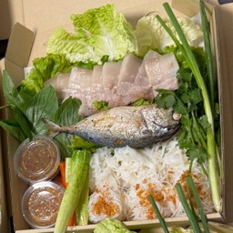 เมี่่ยงหมูสามชั้น+ปลาทู (ชุดเล็ก)
