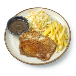 สเต็กไก่พริกไทยดำ