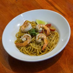 สปาเก็ตตี้ รสต้มยำ กุ้ง