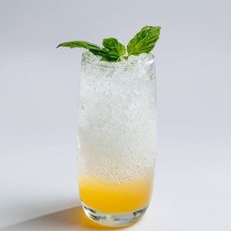 Apricot Basil Italian Soda
