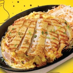 ข้าวไข่ข้นหมูทอด