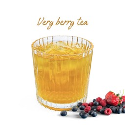 Iced very berry tea l ชาเบอร์รี่รวม