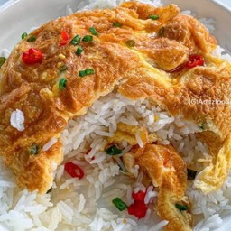 ข้าวไข่เจียว พริกสด