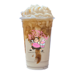 นมสดคาราเมลลาวา (ปั่น)