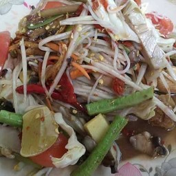 ตำซั่วหลวงพระบางน้ำปลาร้านัวๆใส่เครื่องแน่นๆ