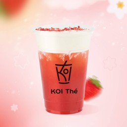 Strawberry Lemon Green Tea Macchiato