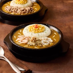 ข้าวแกงกะหรี่ชีสซีฟู้ด