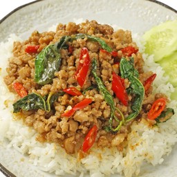 ข้าวกะเพราหมูสับ