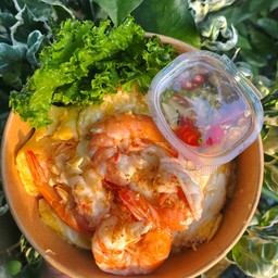 ข้าวไข่ข้นกุ้ง