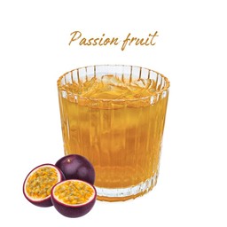 Iced passion fruit tea l ชาเสาวรส