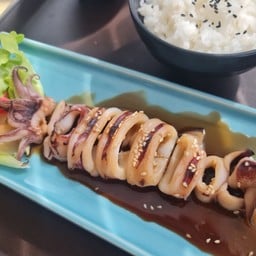 TP06 Ika teriyaki ปลาหมึกกล้วยย่างซีอิ๊ว