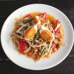 ตำไทยไข่เค็ม