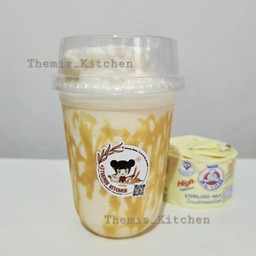 นมหมีคาราเมลปั่น