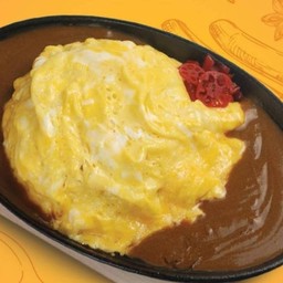 ข้าวแกงกะหรี่ไข่ข้น